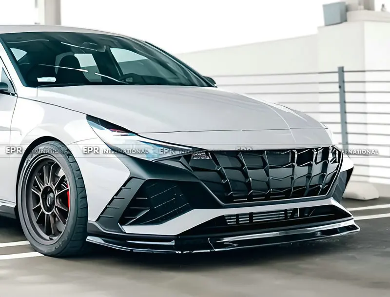 

Подходит для Hyundai Elantra N, предмодельная модель, передняя губа из углеродного волокна EPR, передняя лопата, модификация губ, дополнительные приложения