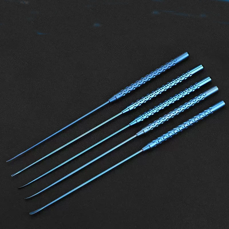 Medical microstripper Neurosurgical intracerebral stripper miniature pituitary curette titanium alloy puller acne needle