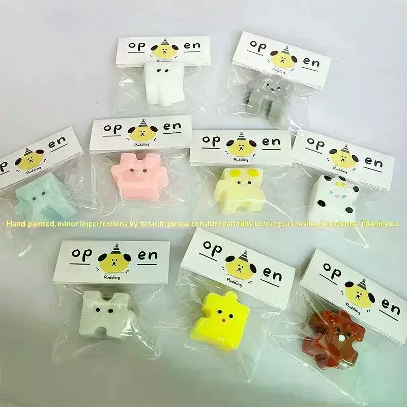 

5Pcs Slow Rebound Sticky Sensory Toys With Animal Shapes Handmade TPR Puzzle Toy Gift For Christmas Halloween