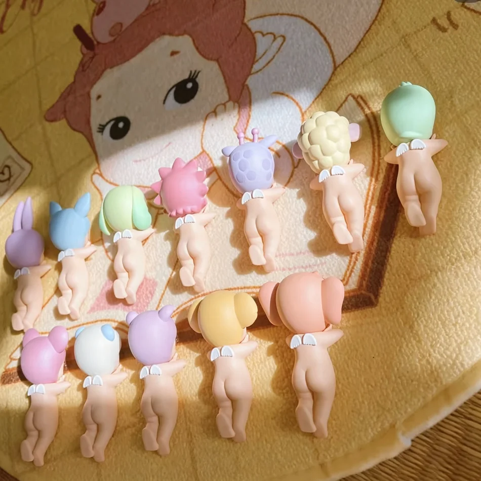 Lying Angel Sleep Series Blind Box im erhöhten Fußstil, trendige Spielzeugfigur, Handyhalter, Zimmer- und Auto-Ornament – Detail 9