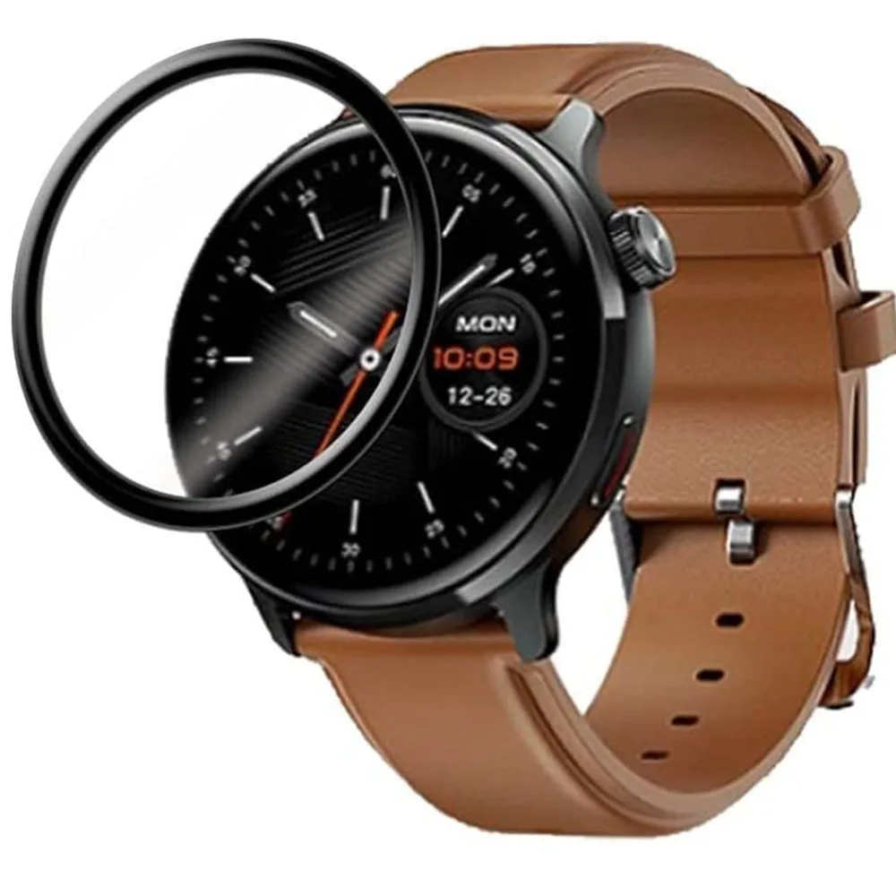 5PCS Protective Film For Mibro Watch Lite 2 SmartWatch Screen Protector Clear 3D For Mibro Color A1 Film Ultra-thin Full Cover