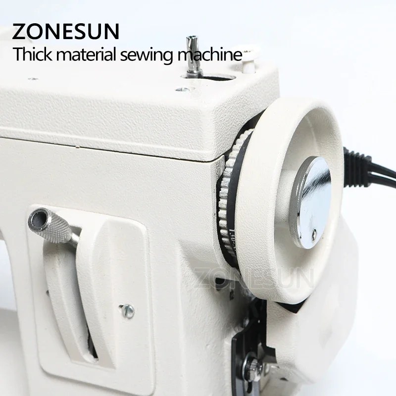

ZONESUN 106-RP-straight Household Sewing Machine Fur Leather Fell Clothes Thick Sewing Tool Thick Fabric Material Stitching Tool