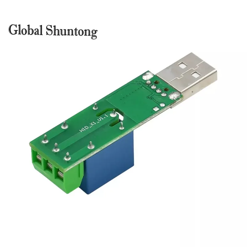 HID Drive-free USB 1 Channel 5V Relay Module Can Control the Relay On and Off On the Computer Side PC Intelligent Control