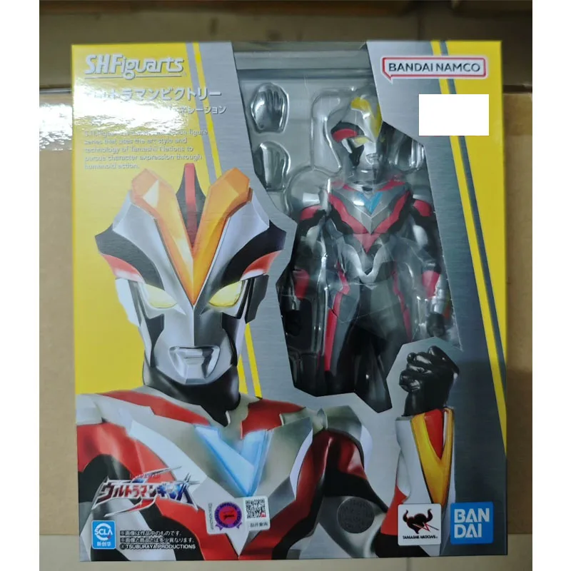 

ORIGINAL Ultraman Victory New Generation Star Bandai Original SHF Anime Action Figures Toys for Kids Gifts Multiple Gestures