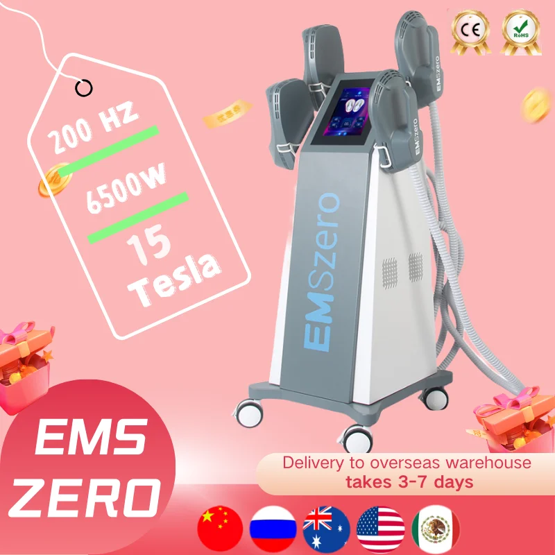 EMSZERO PRO Ultra Therapy 15Tesla 6500W Hiemt Lose Weight EM Body Slim Muscle Stimulation Professional Ems zero NEO Machine 2025