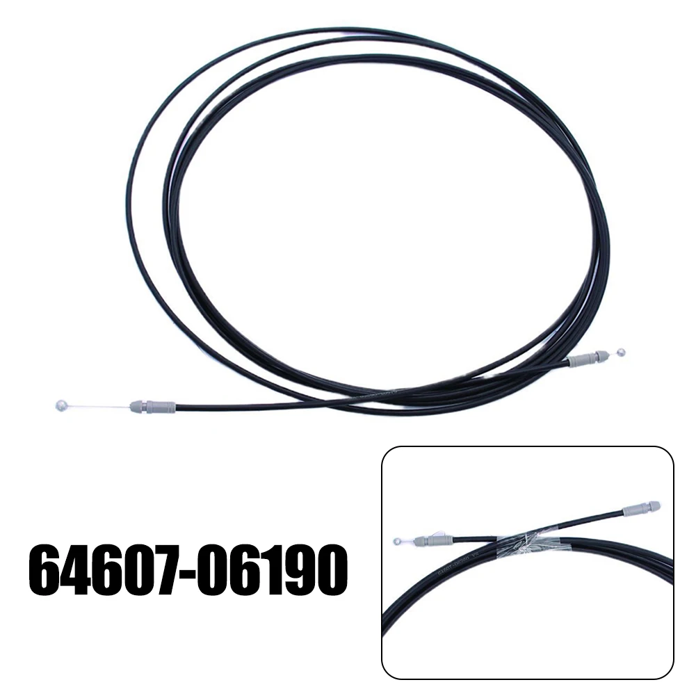 

Trunk Lid Release Cable Replacement 64607-06190 Auto Parts Black Car Accessories Kit Metal For Toyota Easily Install