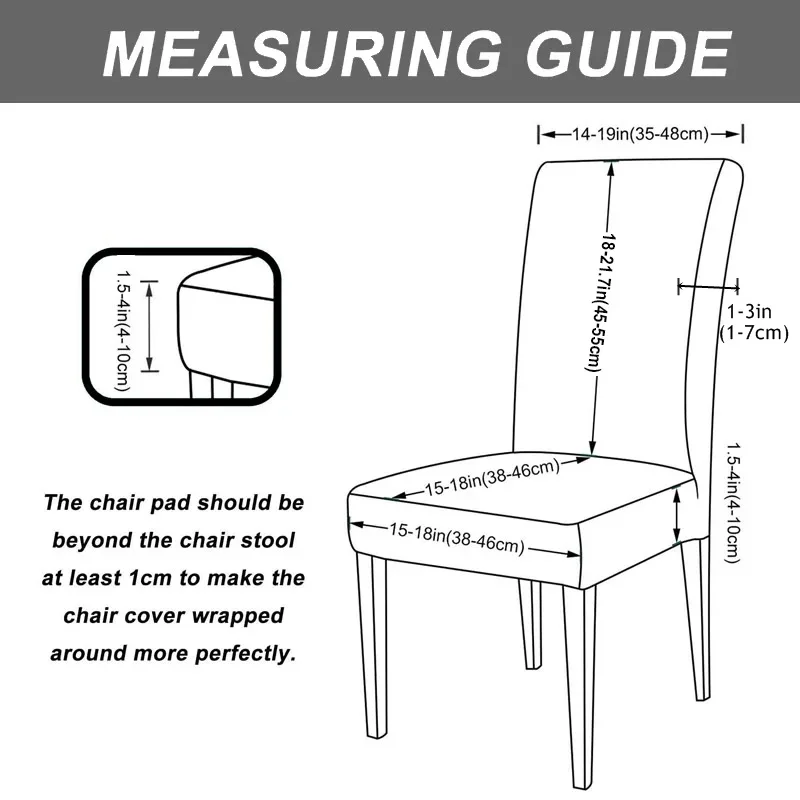 Fodera per sedia da pranzo in velluto 1PC fodera per sedia in Spandex elasticizzato custodia protettiva per sedile in tinta unita per sedie da