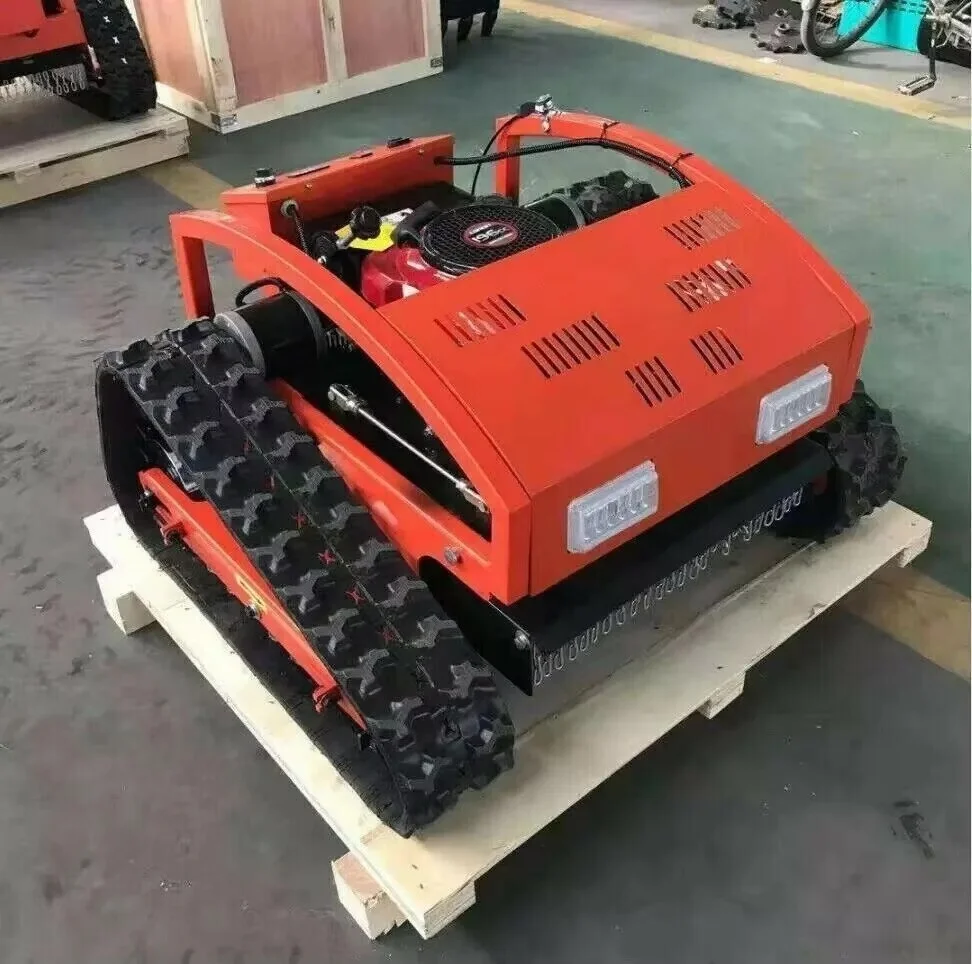 7.5hp Automatic Lawn Mower with Remote Control track 196CC fit most environment