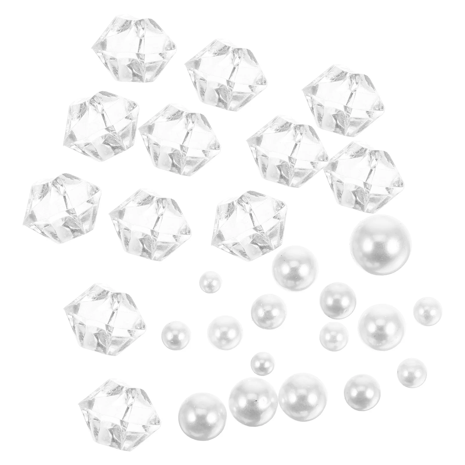 

1Pack Clear Aquarium Gravel Rocks Pearl Crystal Stones Betta Fish Tank Decorative Resin Craft White Sand Aquarium Gravel Rocks