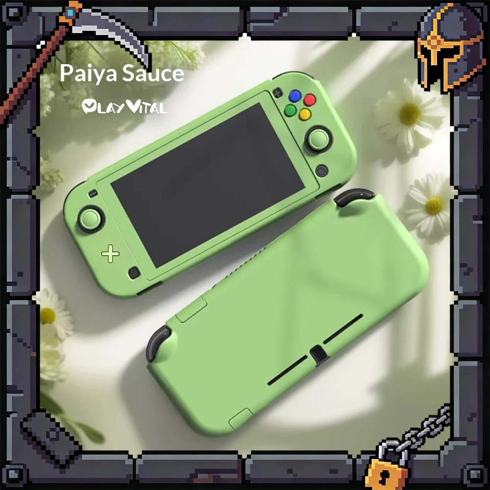 

Защитный чехол PlayVital Switch Lite Grip NSL, устойчивый к падениям и износу, с шелковистой текстурой, полностью закрывающий корпус игровой консоли.