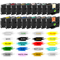 Markdomain 1PK 6mm/9mm/12mm 231 Label Tape Compatible for Brother P-Touch Label Maker for TZ TZE 131 231 431 531 631 731 Ribbon