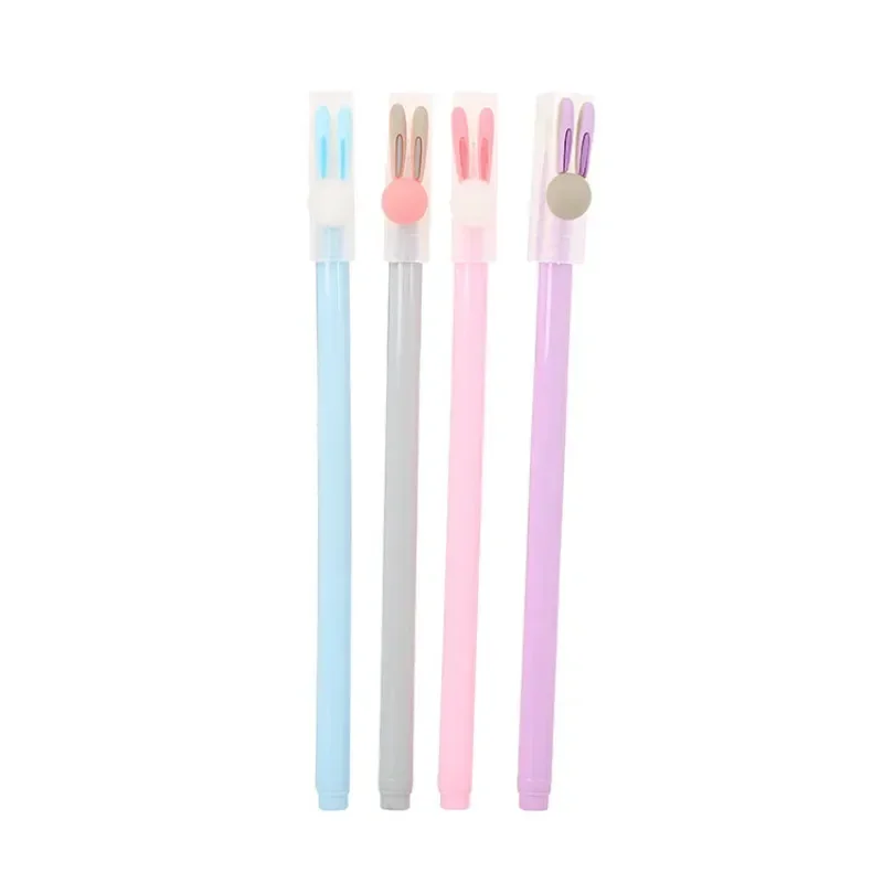 

50 шт., креативная канцелярская кепка, гелевая кепка с кроликом, милые яркие цвета, студенческая водная офисная подпись, оптовая продажа, ручка B