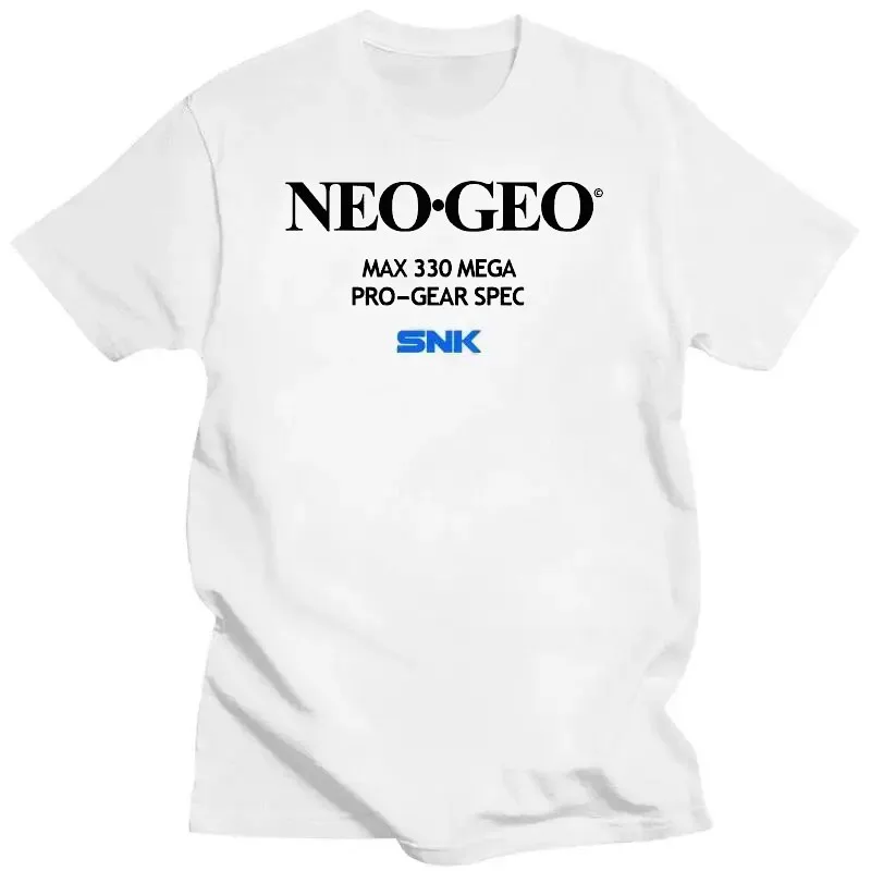 100% Cotton T Shirts Funny Fatal Fury Neo Geo Startup Screen T-Shirt Men Women Clothing Gift Idea Plus Size Tees Printed Tops