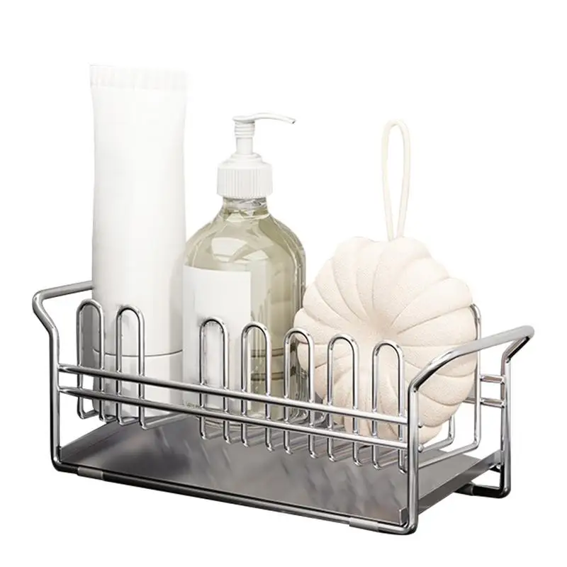 

New 304 Stainless Steel Dish Drying Rack Multifunctional Kitchen Dish Rack Drainboard Set Large Rust-Proof Dish Small Drainer