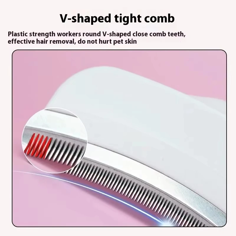 Slicker Brush For Dogs Undercoat Deshedding Tool For Dogs Cats Puppy Kitten Detangling Dematting Rake Shedding Tool For Pet - view 4
