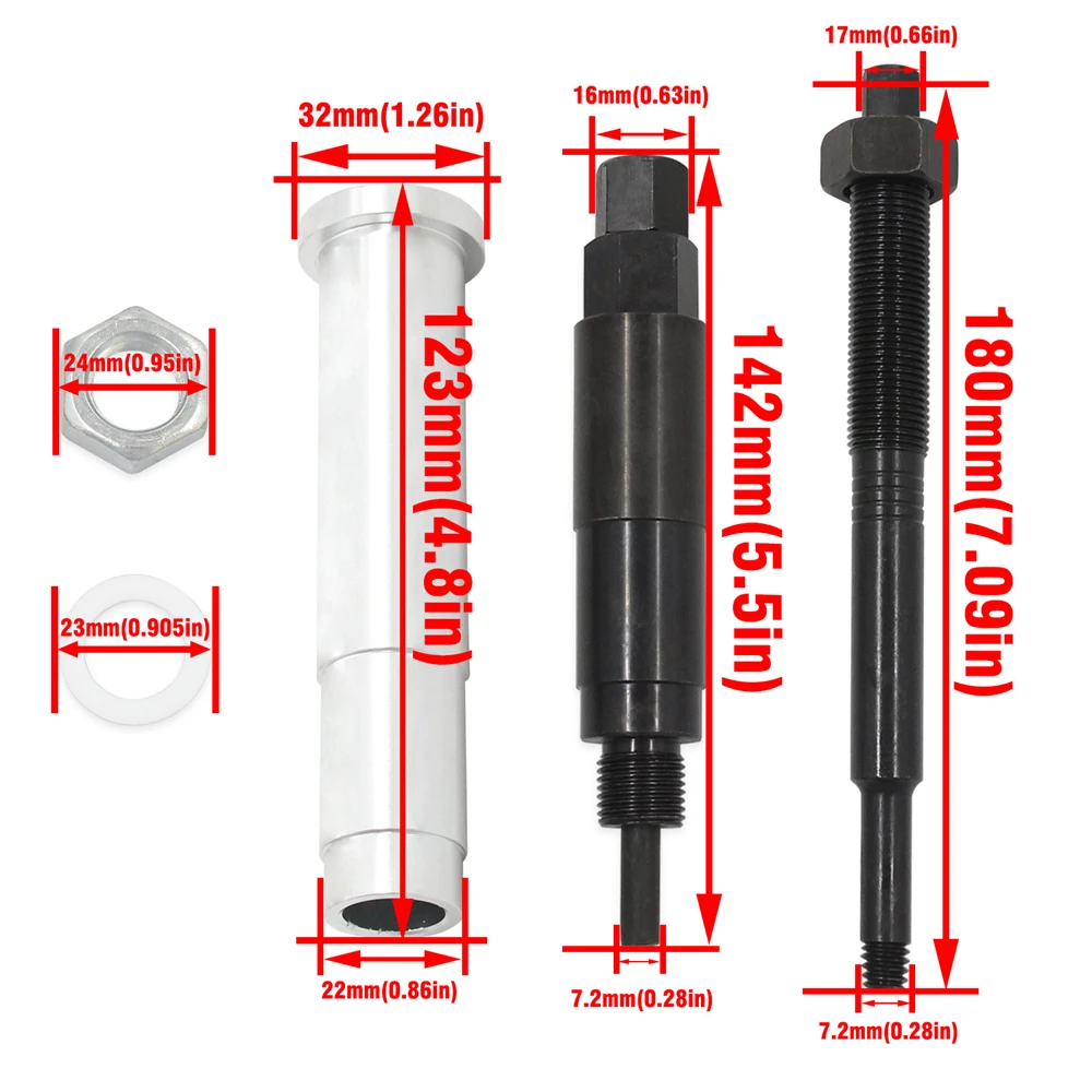 

Spark Plug Remove Tool Kit for Triton 3 Valve 5.4L Engine 2004 and Newer Made of Excellent Strength Iron Belt Oil Film 65600