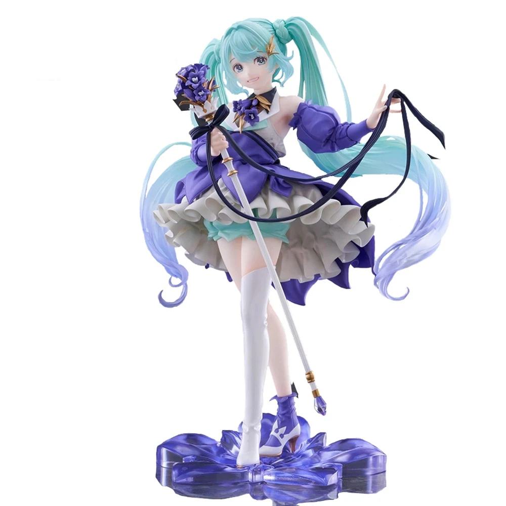 In Stock Original Taito Vocaloid Hatsune Miku Action Figure Collection 22Cm Anime Kawaii Doll Model Collectible Toys