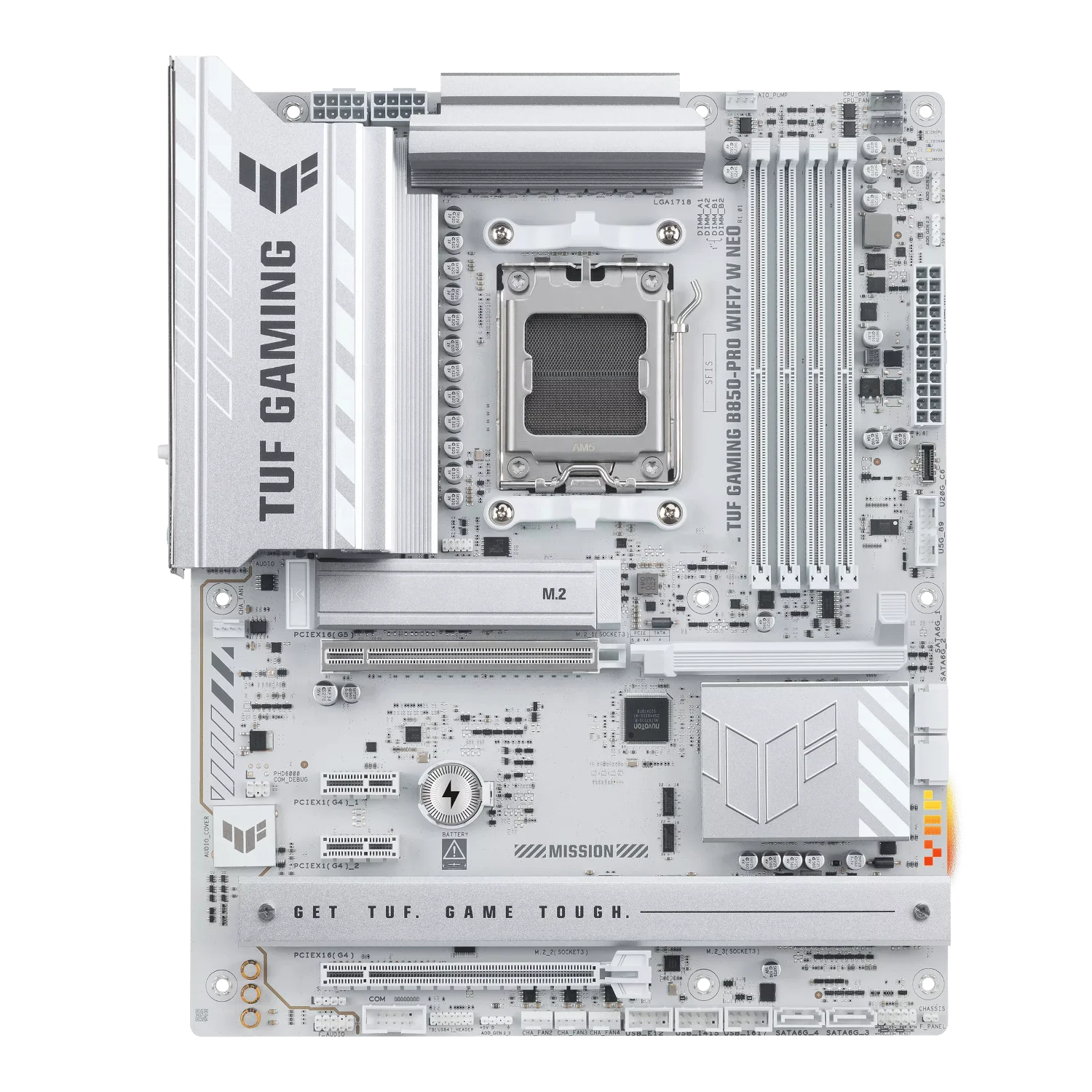 New TUF GAMING B850-PRO WIFI7 W NEO Motherboard ATX AM5 DDR5 PCIe5.0 White for R 9000/8000/7000 Mainboard for Gaming PC Desktop