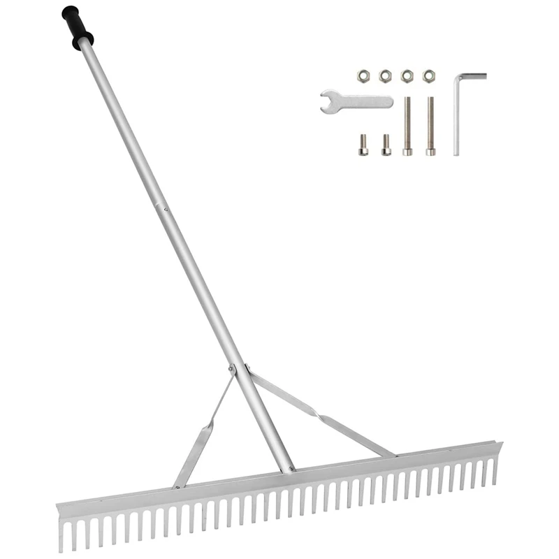 

Landscape Rake, Aluminum Rake, Garden Rake, Grass Rake Lake Rake Garden Rake Landscape Rake Tool For Lawn Care, Beach