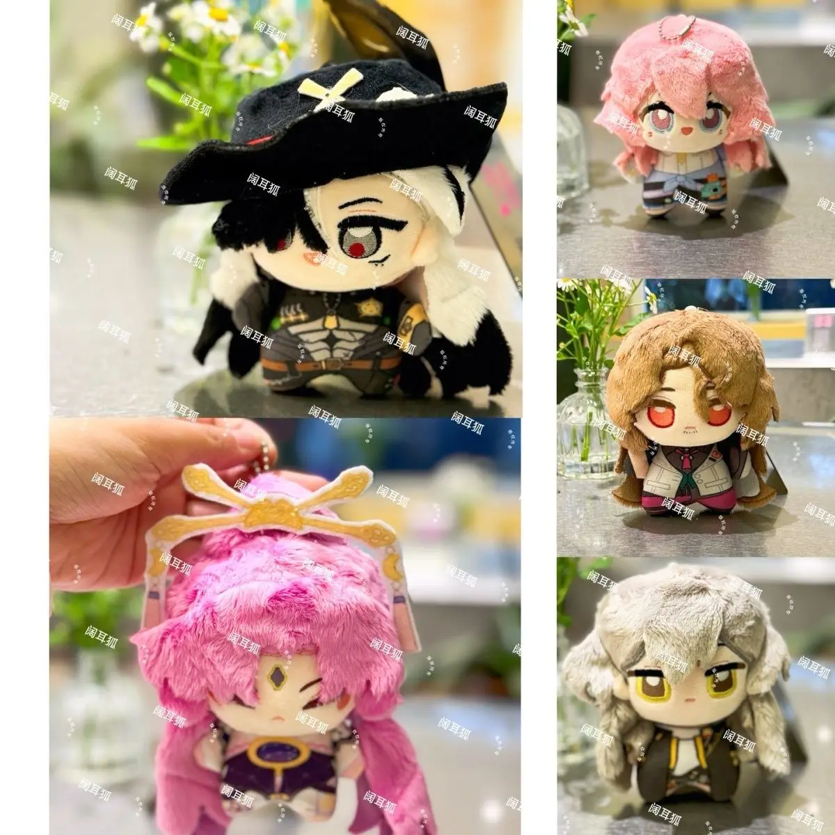 Anime Honkai: Star Rail Trailblazer Fu Xuan Gallagher Boothill March 7th 10cm Plush Cotton Doll Body Pendant Cosplay Toys Dango