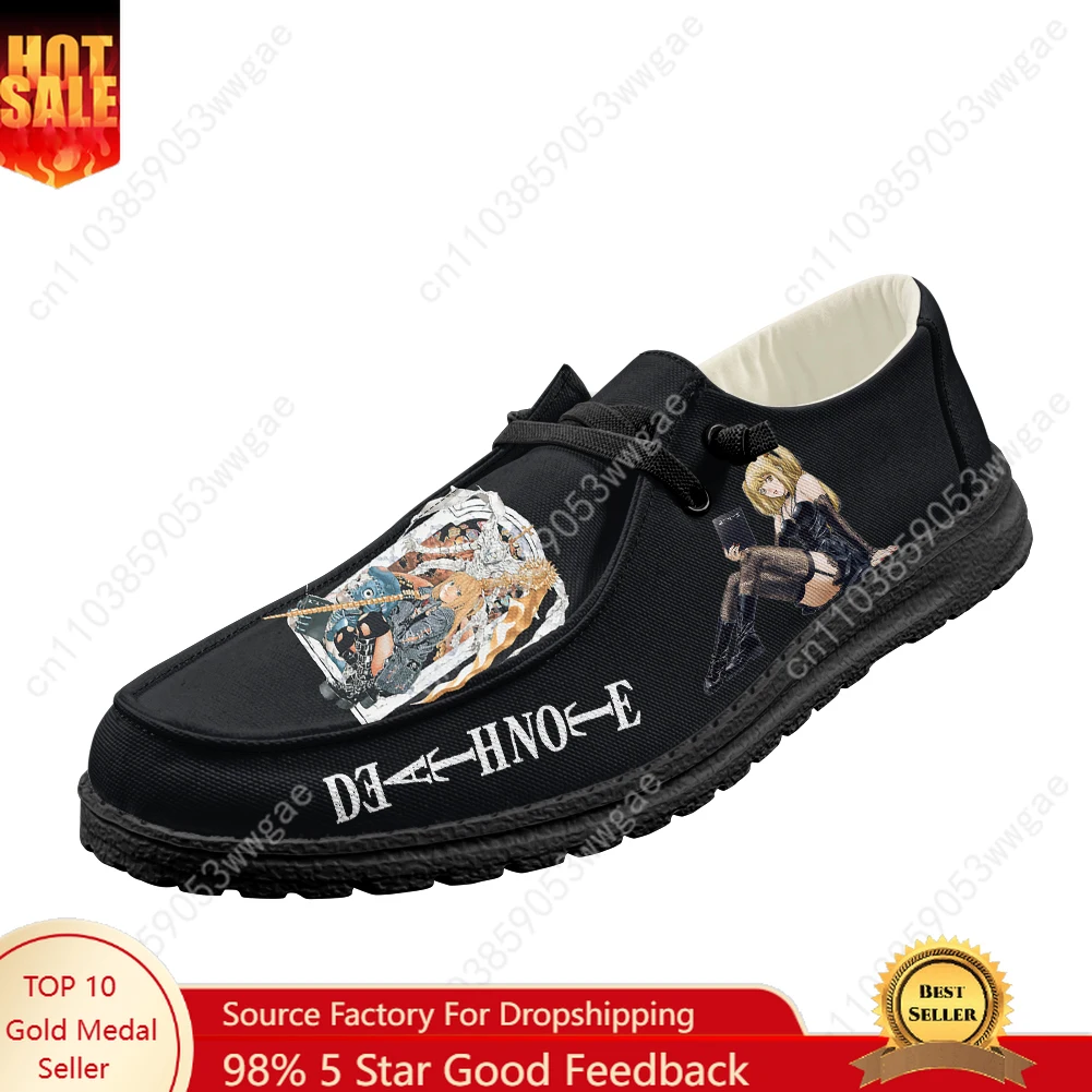 

Death Note Casual Shoes Men Women Breathable Flat Footwear Casual Indoor Outdoor Lightweight Shoe Couple Customized Couple Shoes