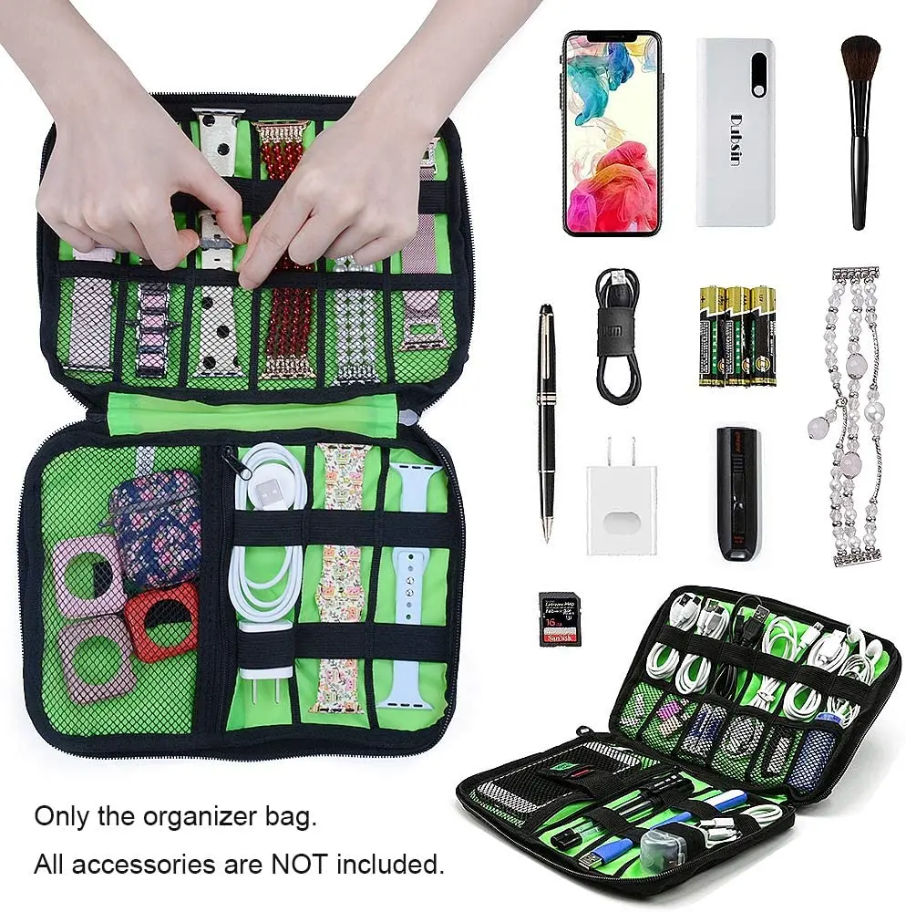 صندوق منظم للساعات لحزام سوار ساعة أبل ، تغليف iWatch ، حامل سوار ساعة ، حقيبة لفة ، ملحقات ، حقيبة تخزين محمولة #3