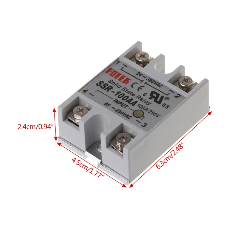 SSR-100AA Single Phase With Plastic Cover to Dropship