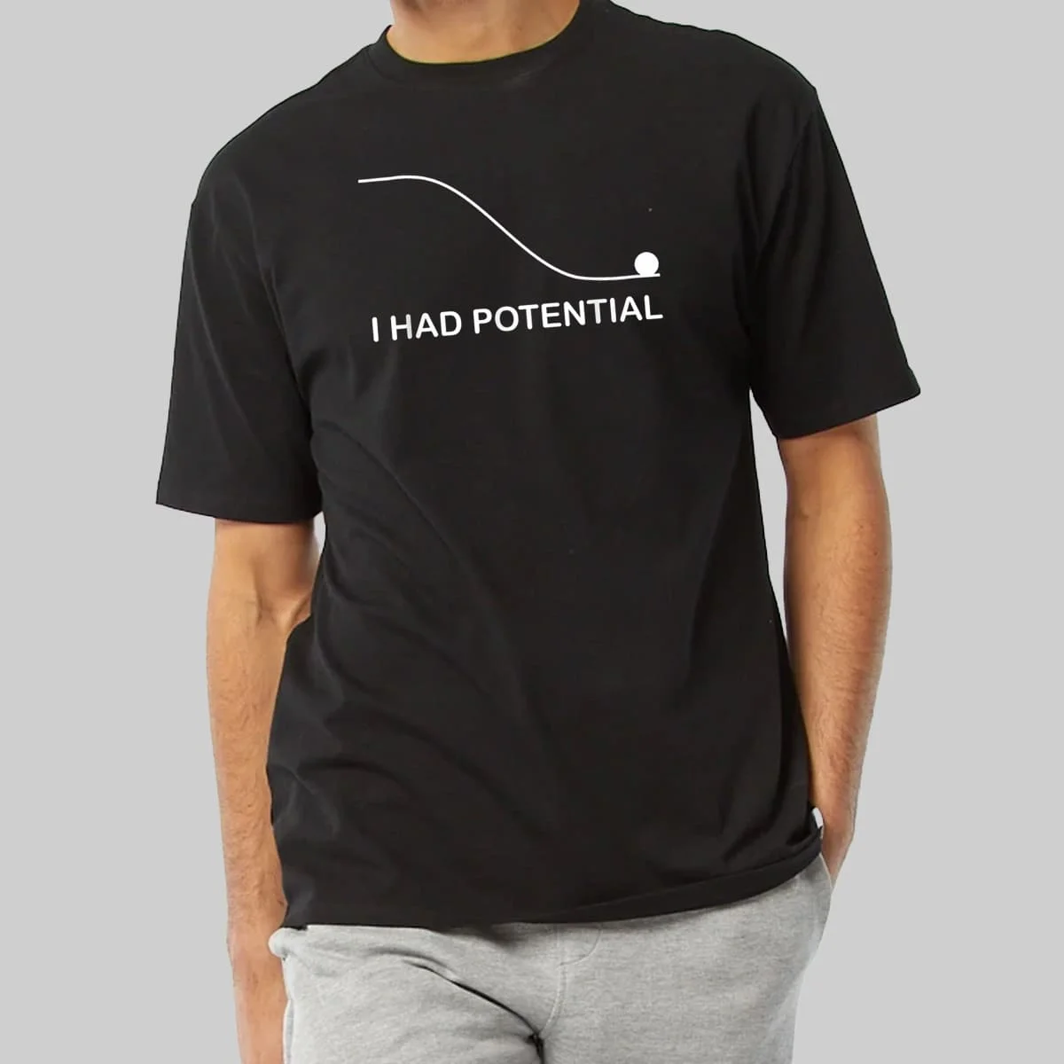 2026 Project Hail Mary - I Had Potential Graphic CAT Men T-Shirt Cotton Unisex O-Neck T-Shirt Men's Women Sweatshirt Men T-shirt