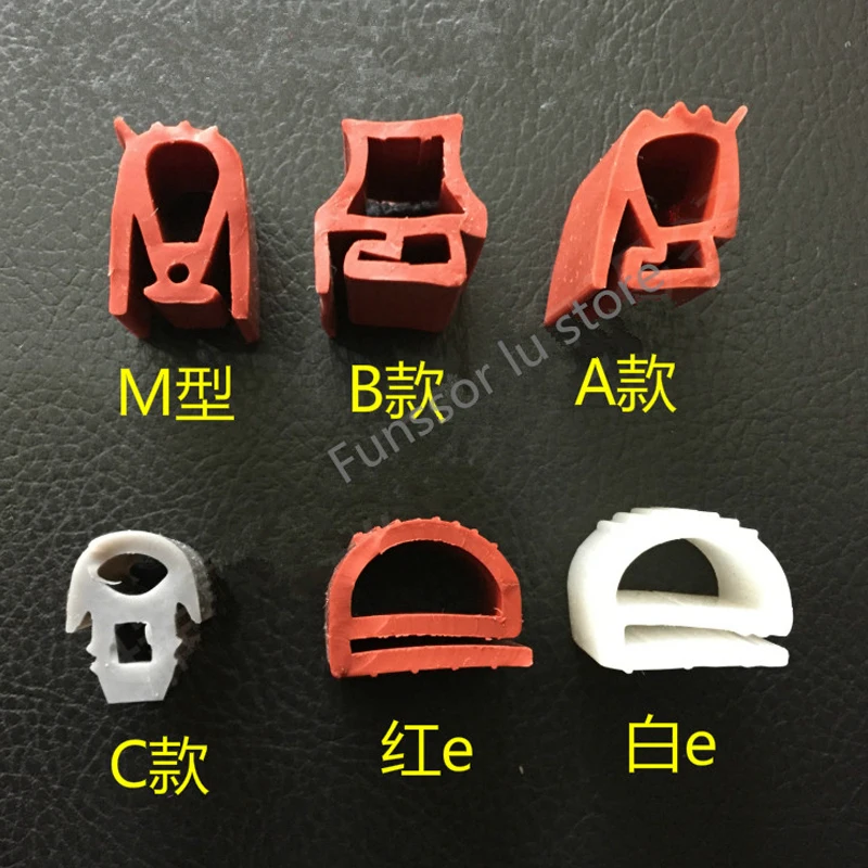 2 metri ad alta temperatura porta del forno finestra striscia di tenuta in gomma siliconica rossa guarnizione parti del forno della macchina del