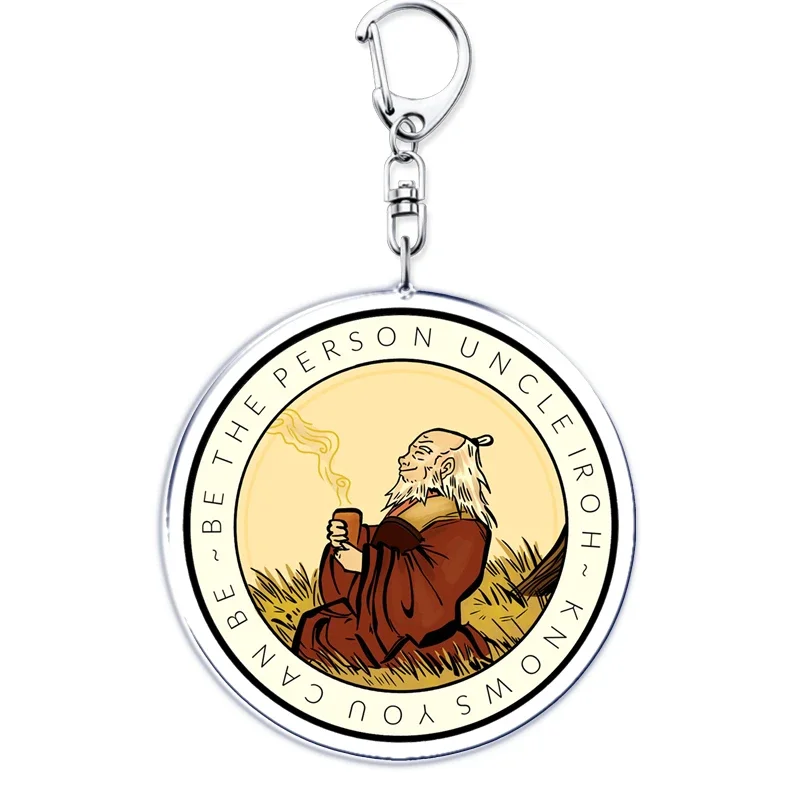 Avatar The Last Airbender Logo Key Chain Keychains Animals Duck Monkey Ring for Accessories Bag Pendant Keyring Jewelry Gifts