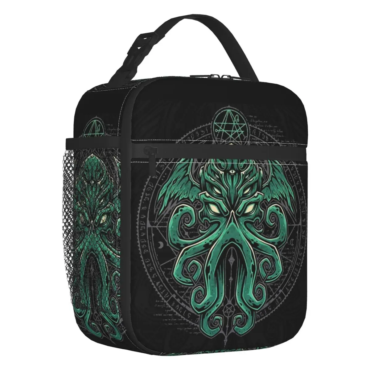 

Lovecraft Great Cthulhu Resuable Lunch Box for Women Monster Octopus Tentacle Thermal Cooler Food Insulated Lunch Bag School
