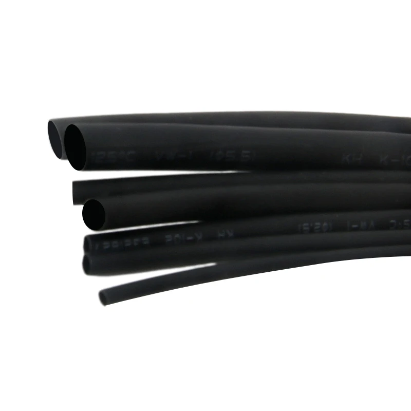 2:1 Black 1 2 3 5 6 8 10mm Diameter Heat Shrink Heatshrink Tubing Tube Sleeving Wrap Wire Sell DIY Connector Repair