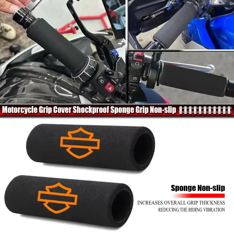 Motorcycle Handle Bar Foam Comfort Slip Over For Davidson PA1250 Softail Sportster VRSC Touring X48 883 1200 Street Glide