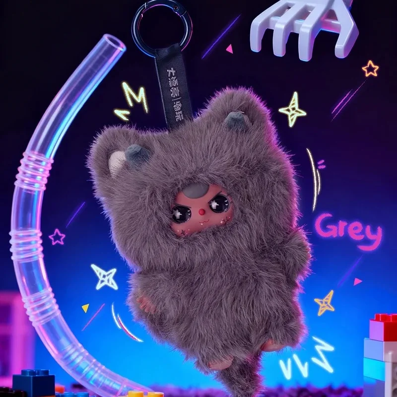 Nieuwe Baby Drie Walonglong Serie Blind Box Kawaii Mini Vinyl Pluche Pop Tas Hanger Decor Ornament Trendy Speelgoed Verrassingscadeau