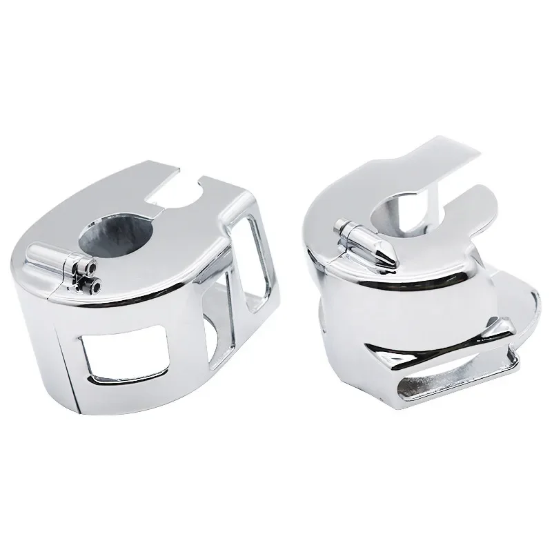 Chrome Switch Housing Covers For Yamaha V-Star XVS 650 Classic 1998-2010 2009 2008 2007 2006 2005 2004 2003 2002 2001 2000 1999