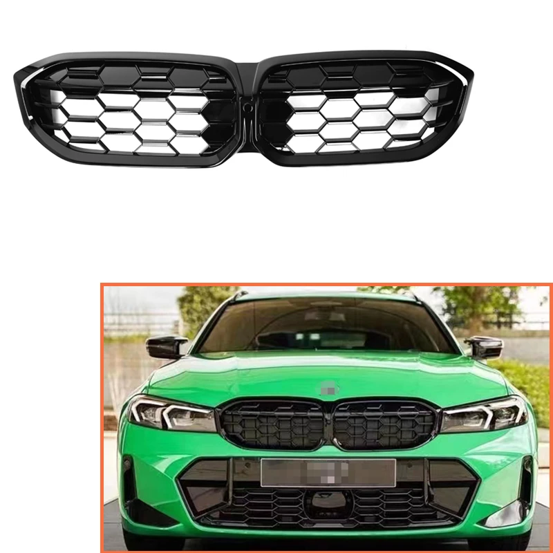 

High Quality ABS Gloss Black Diamond Style Front Grille Fit For Bmw New 3 Series G20 Lci 2023+ Front Bumper Grill