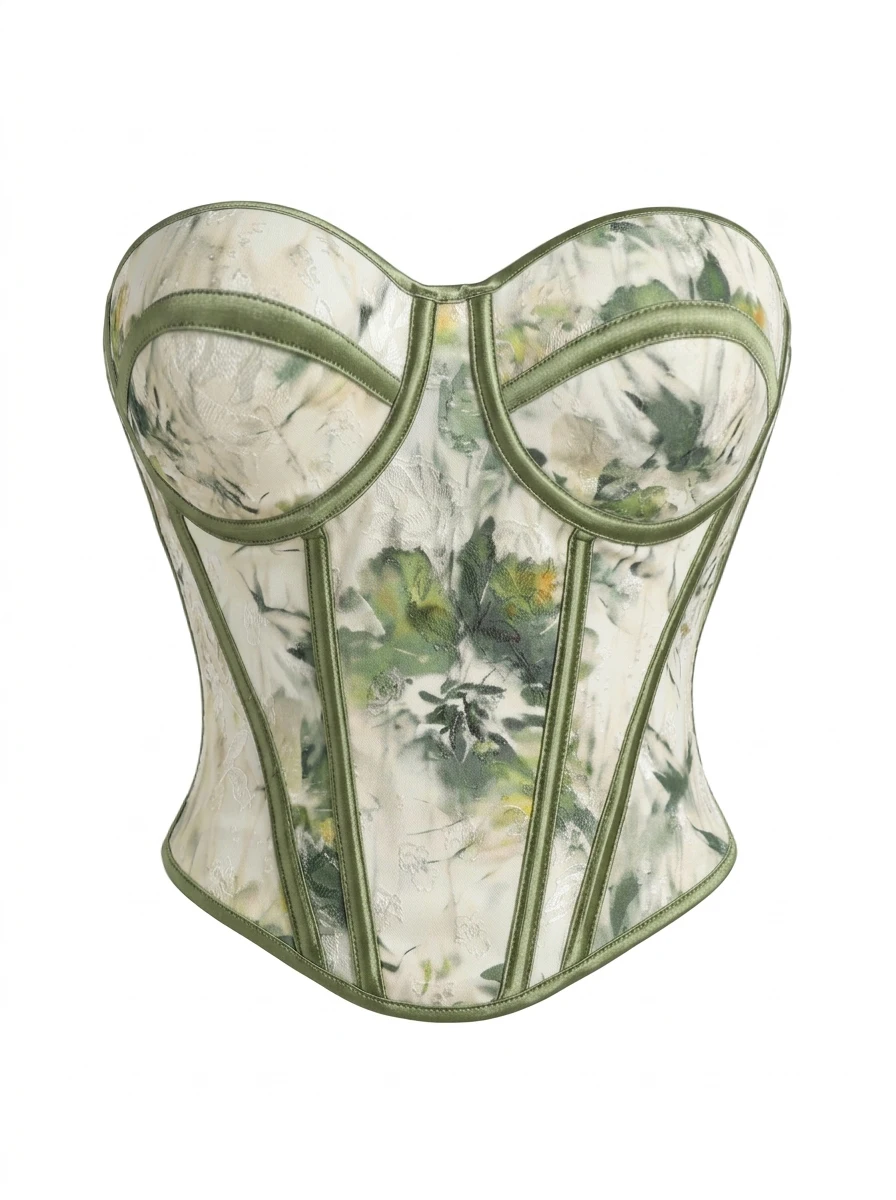 

New cross border European and American heavy duty embroidered corset suitable for stage performances parties and cosplay