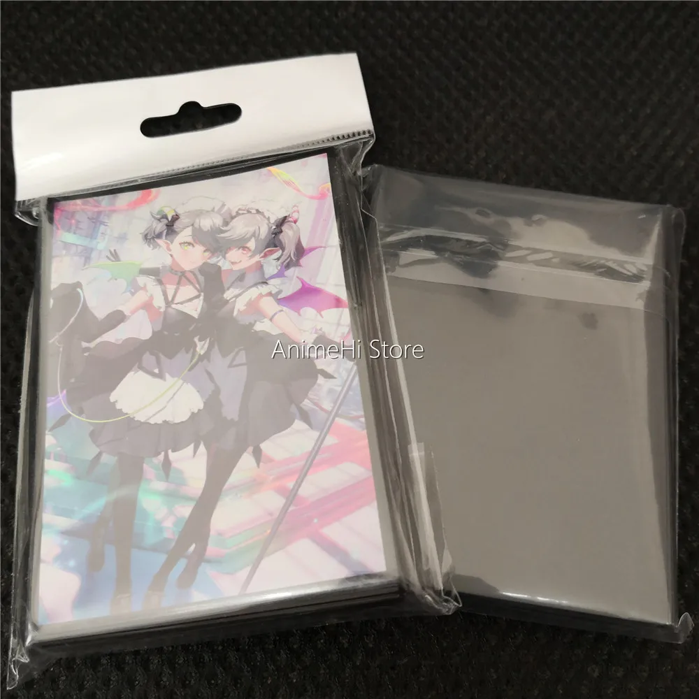 50 PCS/Bag Game Yu-Gi-Oh! Arianna the Labrynth Servant Card Sleeves Anime Yugioh Holographic Sleeve Cards Protector Case Gift