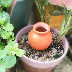 4pcs Modern Watering Device Ceramic Drip Irrigation Device Small Wine Bottle Watering Device Automatic Flower Watering Device