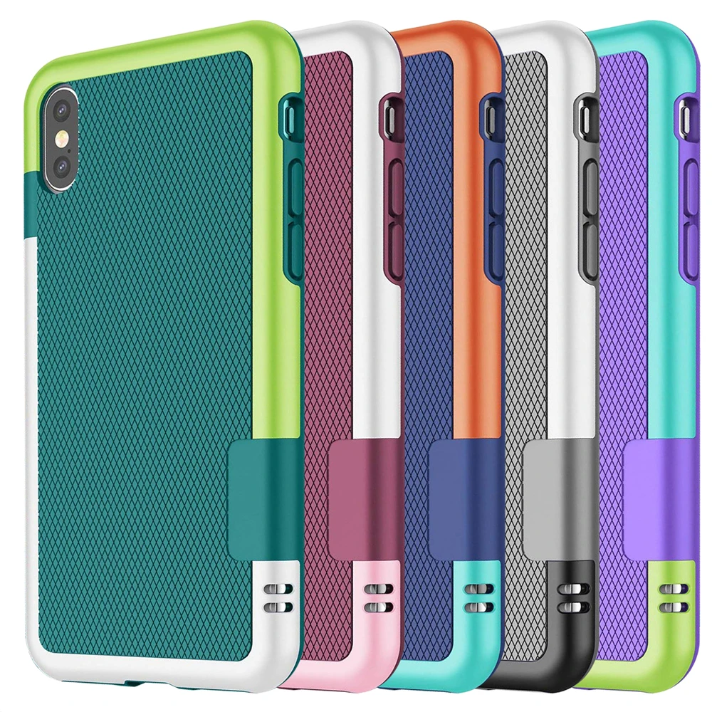 Hybrid Phone Case for iPhone XR 11 11 Pro 11Pro Max XS Max 8 7 6s 6 Plus Case 3-Color Cover for iPhone SE 5S 5 Phone Case Cover