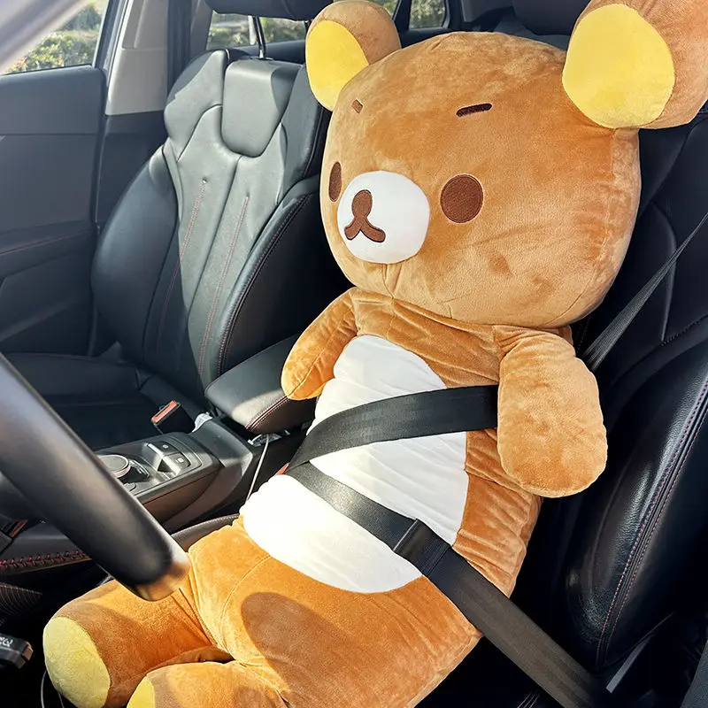 

Длинная подушка Kawaii Rilakkuma, большой медведь, брат, медведь, сестра, милый диван, кровать для сна для девочек, рождественские подарки, игрушки