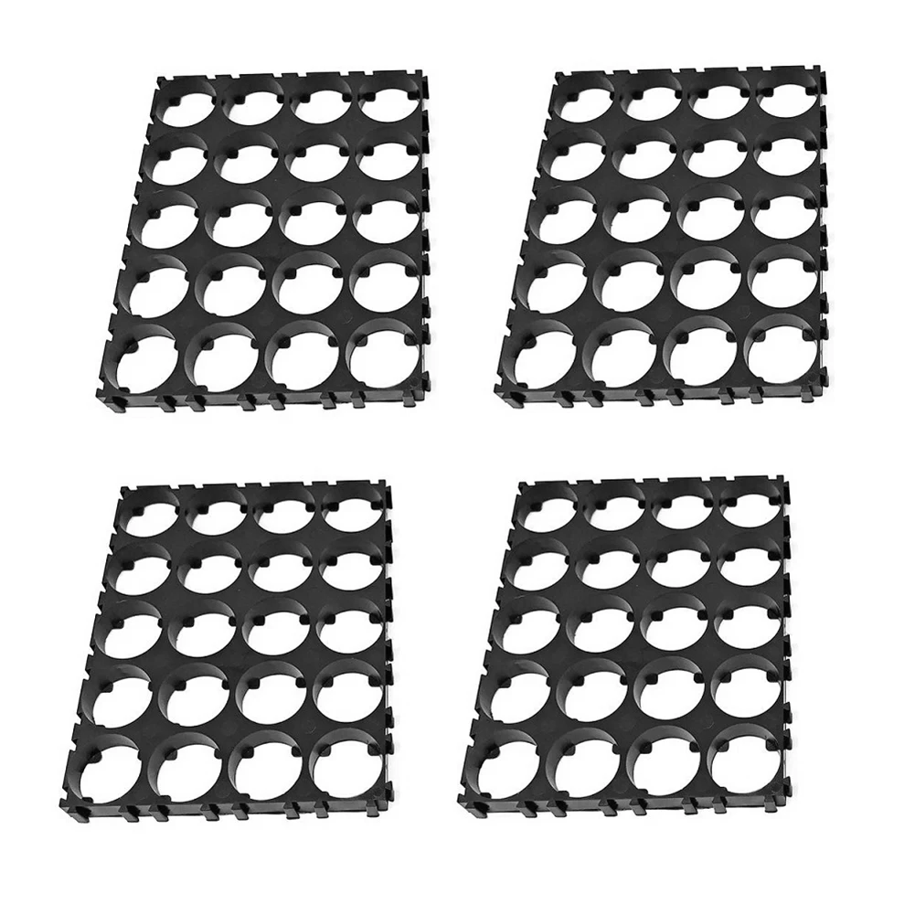 Brackets Battery Holder DIY Holder Stand 4pcs Accessorie Holding Battery Pack Plastic Frame Bracket 100.8*80.8mm New