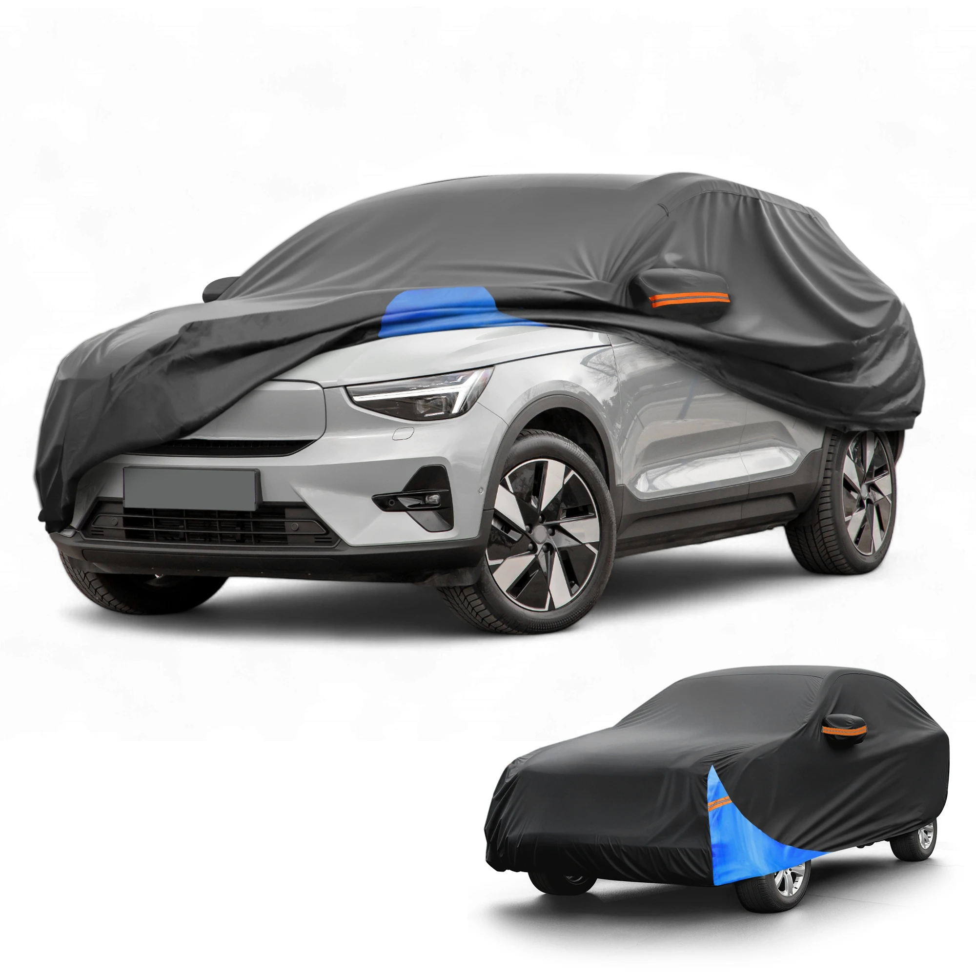 

Motoforti Car Cover Waterproof All Weather for Mini Cooper 2DR 2002-2021 Black 210D-PU