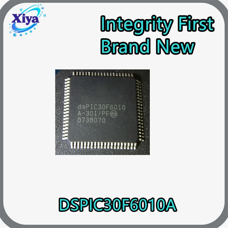 (1/10 piece) DSPIC30F6010A-30I/PF DSPIC30F6010A QFP80 microcontroller chip IC electronics 100% brand new original integrity