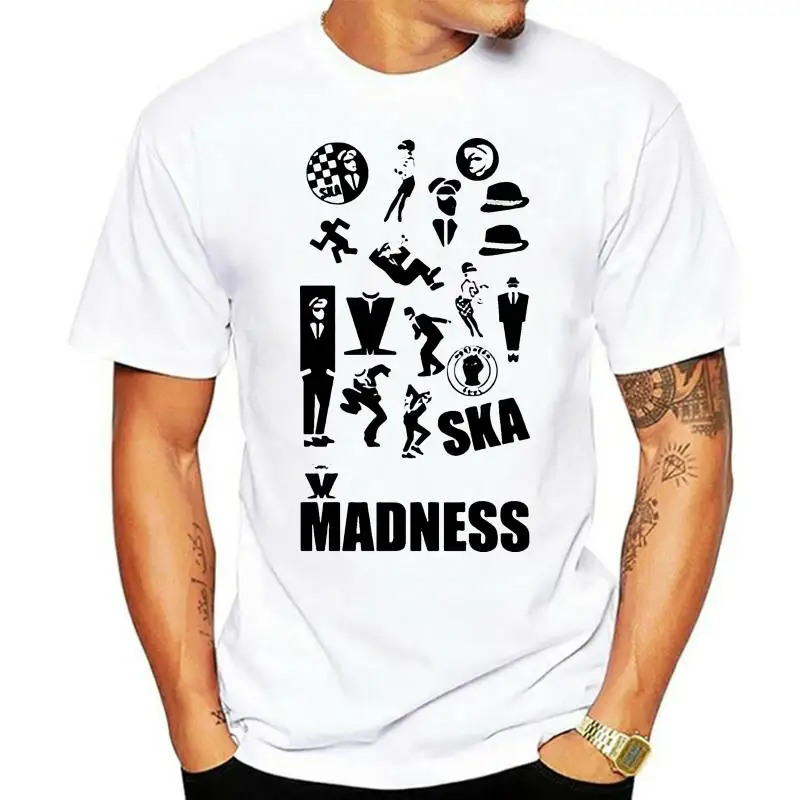 Madness One Step Beyond English Band Ska Album T-Shirt Vest Top Men Women Unisex Style Round Tee Shirt