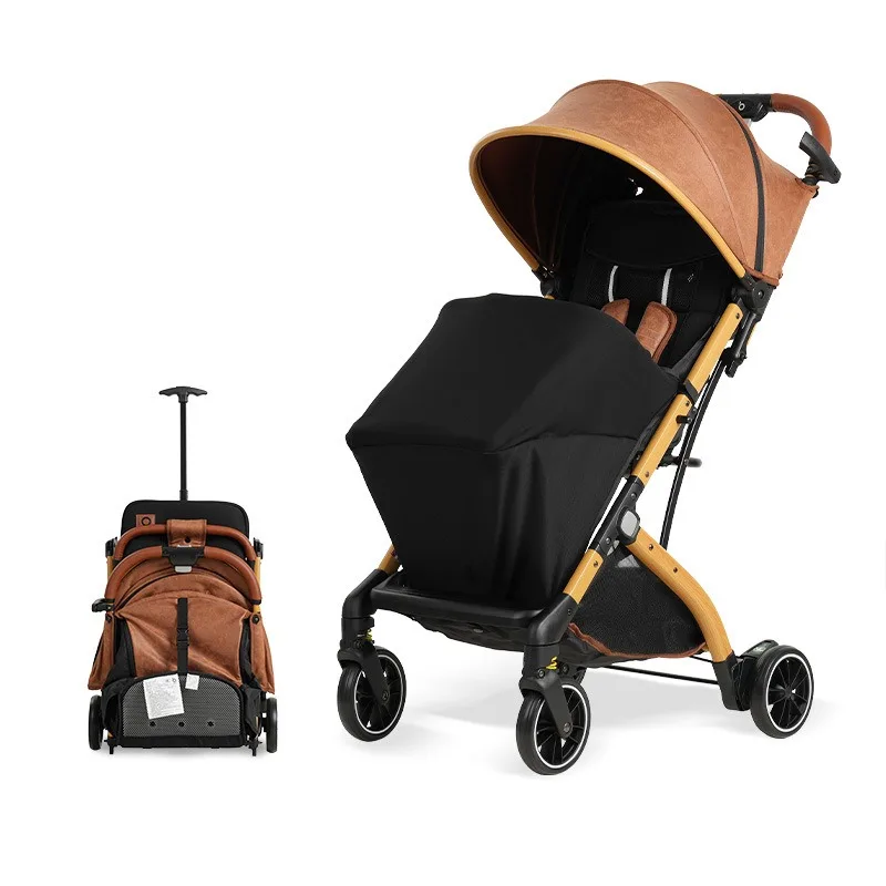 

Высококлассная коляска может сидеть, лежать, складная легкая коляска с тележкой.