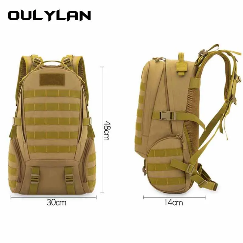 Camping Large Bag Tactical Men Camouflage Backpack Hiking Mountaineering Bag Multi-functional Sports Travel Backpack Outdoor