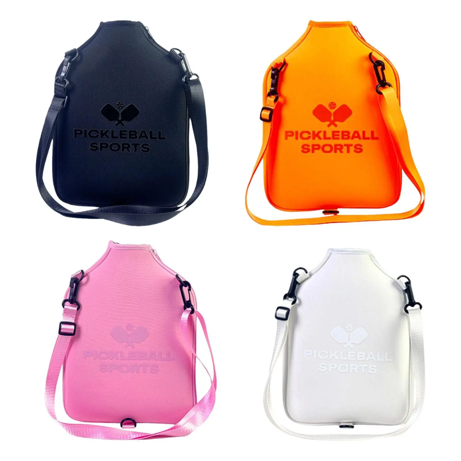 

Pickleball Paddle Bag with Adjustable Shoulder Strap Small Pickleball Bag Storage Bag Protector for Training Practice Outdoor