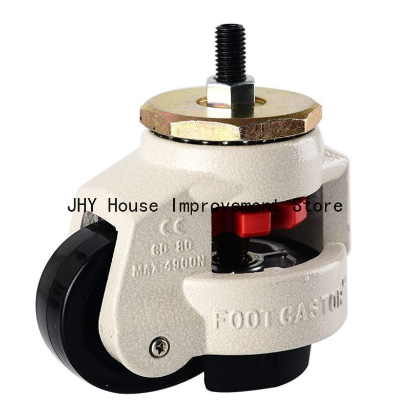 4Pcs Retractable Leveling Machine Casters- 60S/80S/100S With Bolts Premium Quality Heavy Duty Machine Retractable Casters