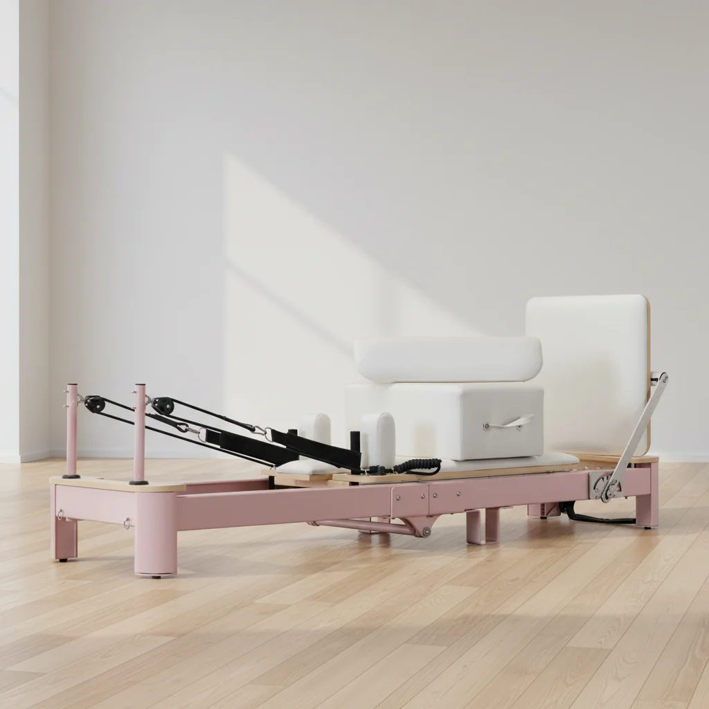 Pink Foldable Pilates Machine  - огляд і ціна Pilates Yoga Or Gym